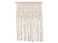 Miniatyrbillede 1 af 5: Macramé Vægophæng Beige Bomuld Håndlavet indretning Dekoration Boho Style Stue Soveværelse Børneværelse