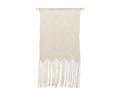 Miniatyrbillede 1 af 5: Macramé Vægophæng Beige Bomuld Håndlavet indretning Dekoration Boho Style Stue Soveværelse Børneværelse
