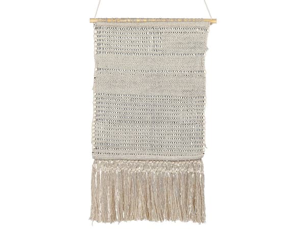 Væghængende Beige Bomuld Håndvævet med kvaster Vægindretning Hængende dekoration Boho-stil Stue Soveværelse Børneværelse