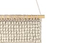 Miniatyrbillede 5 af 6: Væghængende Beige Bomuld Håndvævet med kvaster Vægindretning Hængende dekoration Boho-stil Stue Soveværelse Børneværelse