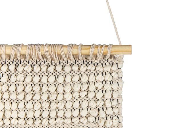Væghængende Beige Bomuld Håndvævet med kvaster Vægindretning Hængende dekoration Boho-stil Stue Soveværelse Børneværelse