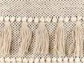 Miniatyrbillede 6 af 6: Væghængende Beige Bomuld Håndvævet med kvaster Vægindretning Hængende dekoration Boho-stil Stue Soveværelse Børneværelse