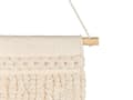 Miniatyrbillede 7 af 8: Væghængende Beige Bomuld Håndvævet med kvaster Geometrisk mønster Vægindretning Hængende dekoration Boho-stil Stue Soveværelse Børneværelse