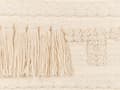 Miniatyrbilde 8 av 8: Veggdekor Makramé Beige Bomull 51 x 73 cm Håndlaget Dekor Soverom Barnerom Boho Stue