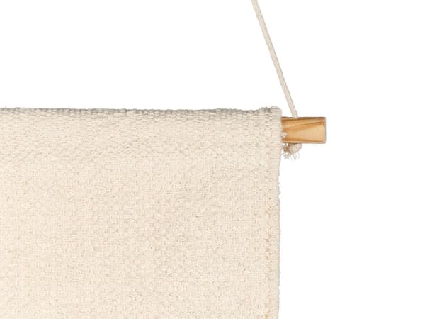 Veggdekor Makramé Beige Bomull 46 x 72 cm Håndlaget Dekor Soverom Barnerom Boho Stue