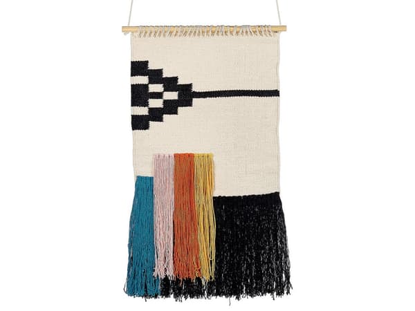 Veggdekor Makramé Flerfarget Bomull 48 x 78 cm Håndlaget Dekor Soverom Barnerom Boho Stue