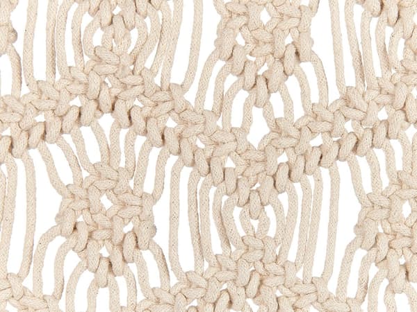 Väggdekor Macramé Hängande Beige Bomull Handgjord Dekoration Bohemisk Stil Vardagsrum Sovrum Barnrum