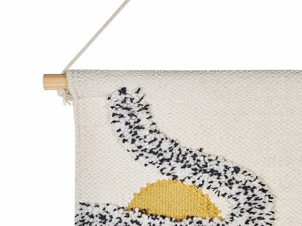 Veggdekor Flerfarget Bomull 44 x 123 cm Håndvevd med dusker Geometrisk mønster Veggdekor Boho Stue Soverom