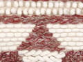 Miniatyrbilde 6 av 6: Veggdekorasjon Rød Beige Ull Frynser Geometrisk mønster Håndvevd Boho Tilbehør Stue Soverom