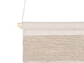 Miniatyrbillede 4 af 5: Vægtæppe Beige Sort Bomuld Stof 50 x 84 cm Design Vægdekoration Tæppe til Væg med Frynser Landskabsmotiv Vægpynt Stuen Vægdeko Soveværelse