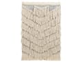 Pikkukuva 1 / 6: Seinäkoriste beige puuvilla 60 x 106 cm hapsut suorakulmainen ripustettava seinävaate boho moderni