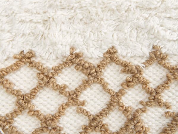 Veggdekorasjon Bomull Beige Håndvevd Dusker Dekor Tilbehør Bohemsk stil Veggteppe Veggoppheng