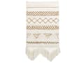 Miniatyrbillede 1 af 6: Vægophæng Lys Beige Bomuld Håndvævet med Kvaster Vægdekoration Hængende Dekoration Boho Stil Stue Soveværelse