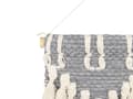 Miniatyrbillede 5 af 6: Vægophæng Grå og Beige Bomuld Håndvævet med Kvaster Vægdekoration Hængende Dekoration Boho-stil Stue Soveværelse