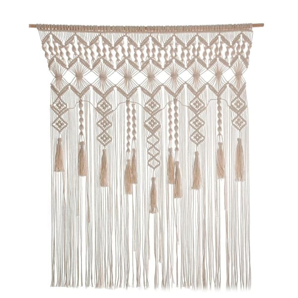 Macrame Vægophæng, Håndlavet Design, Moderne Boheme Stil,