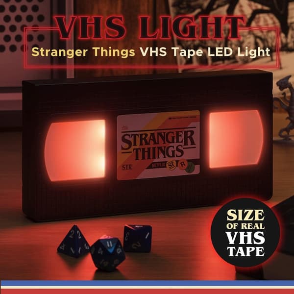 Stranger Things VHS Light with Red LEDs