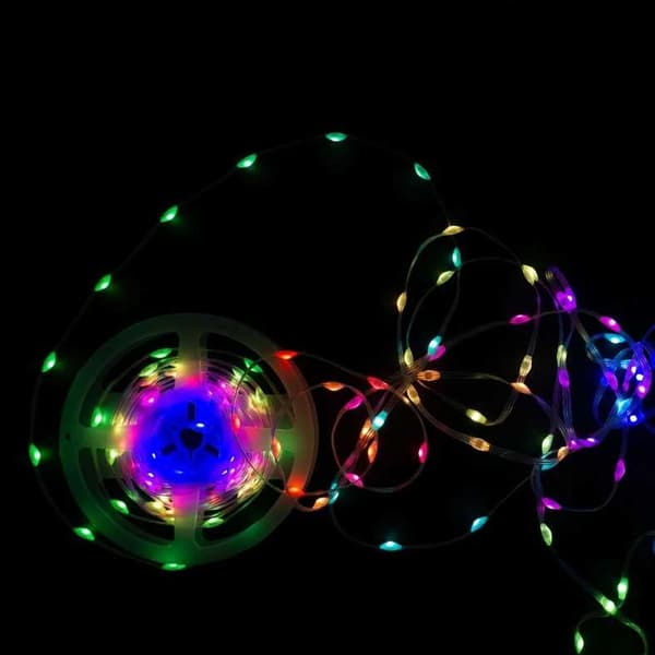 LAMPER LED STRIP RGB 1 MILLION FARVER 200 LED 10m DC5V