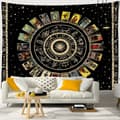 Miniatyrbillede 2 af 2: Tarot Tapestry, Blomsterdesign, Holdbart Bomuld,gt850-1, 200x150cm