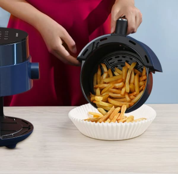 INF Air Fryer engangspapir til frituregryder 16 cm 100 stk Hvid
