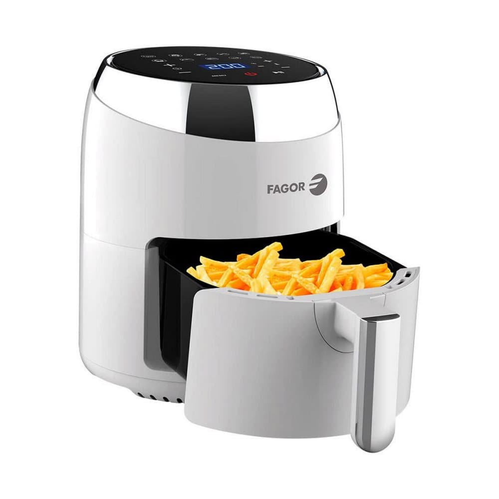 Oljefri Fritös FAGOR Naturfry Vit 1400 W 3,5L