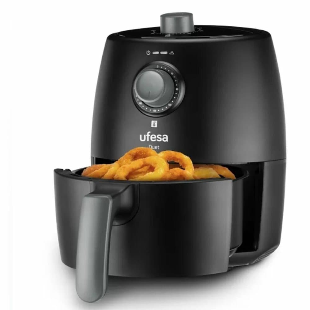 Oljefri Fritös UFESA DUET Svart 1200 W