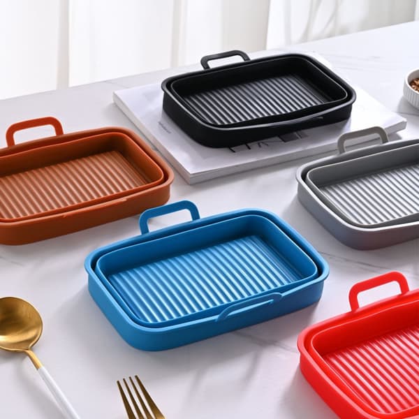 INF Sammenleggbar form av silikon til Air Fryer, 2-pakning Ninja 201410
