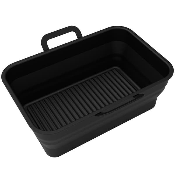 INF Sammenklappelig firkantet Air Fryer silikoneskål 2-pak Ninja 201410