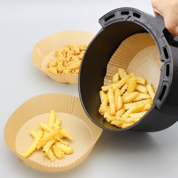 Air Fryer Papper - Brun 100-pack 16 cm