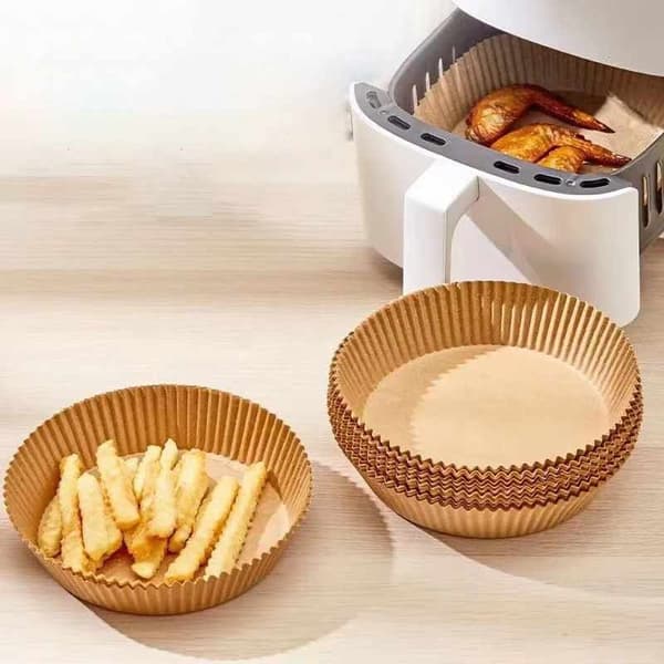 Air Fryer Papper - Brun 100-pack 16 cm