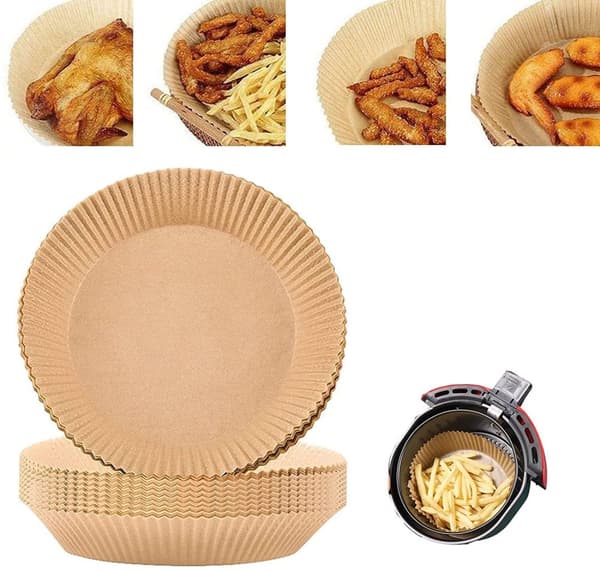 Air Fryer paperi - ruskea 100-pack 20 cm