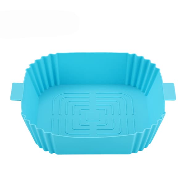 INF Silikonskål til Air Fryer 16,5x19,5 cm Blå