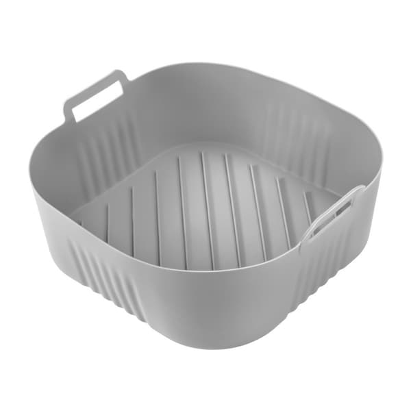 INF Neliönmuotoinen Air Fryer -leivinpelti - 23x20,5 cm Harmaa