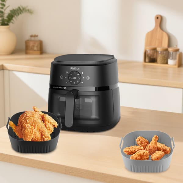INF Air Fryer Bakplåtsunderlägg Svart