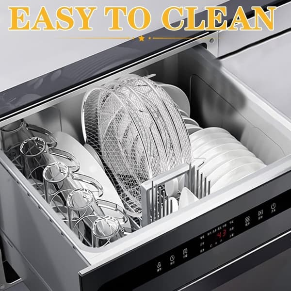 Lollanda 3-pak Air Fryer Rack Airfryer Kurv Bakke Rustfrit Stål Til Airfryer - Firkantet / Rund / Aflang