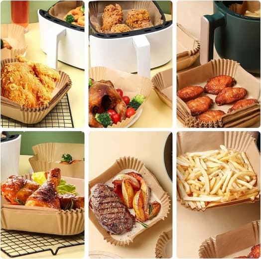 Lollanda Bagepapir 100-pak, velegnet til airfryer og enkel madlavning