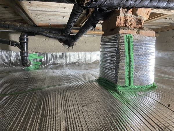 Isoreflekt Krypgrundsisolering - Fukt och radonspärr - Drybox