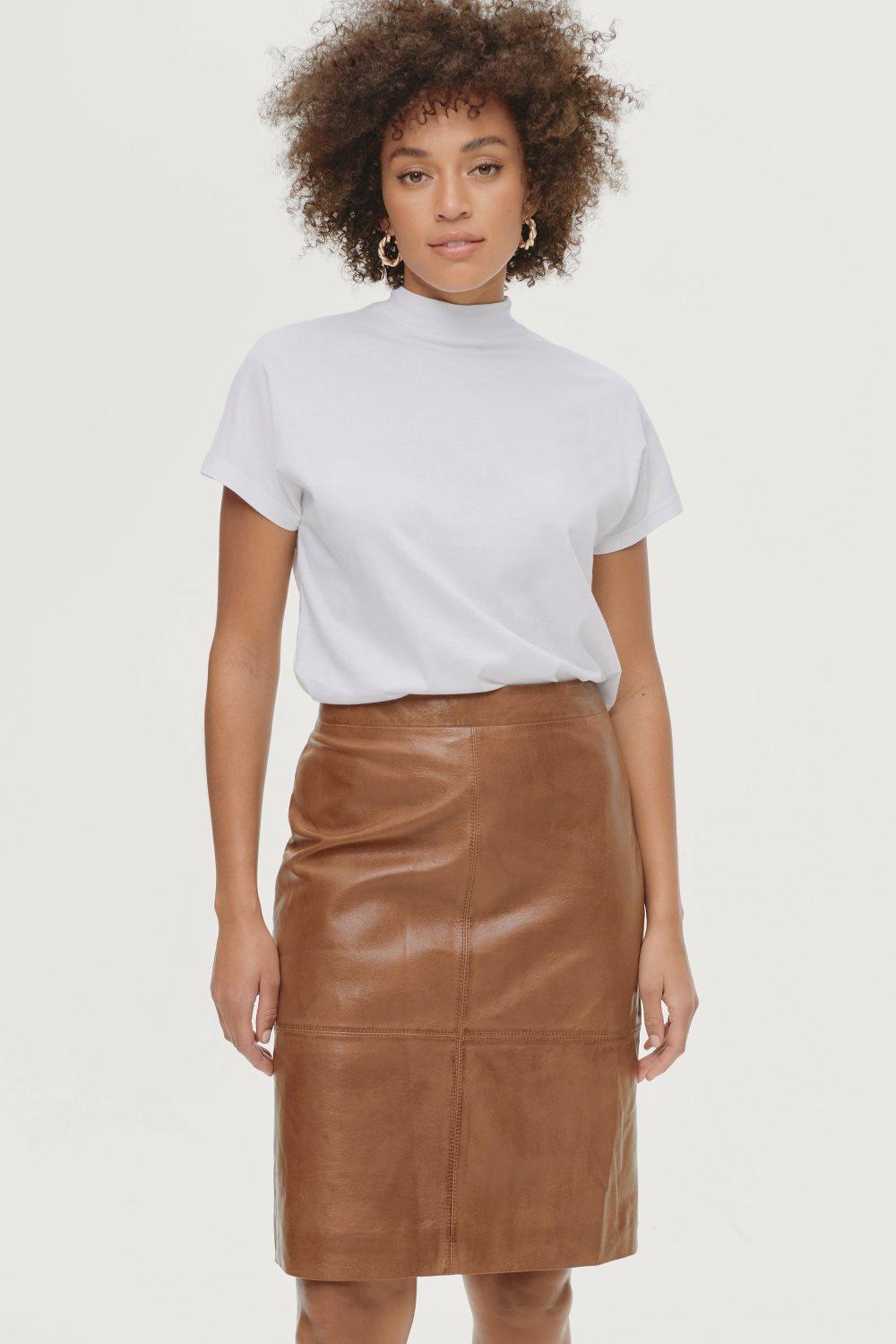 Skinnkjol Irene Leather