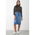 Miniatyrbild 4 av 4: Dorothy Perkins Kvinnor/Damer Denim Midi kjol