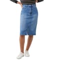 Miniatyrbild 1 av 4: Dorothy Perkins Kvinnor/Damer Denim Midi kjol