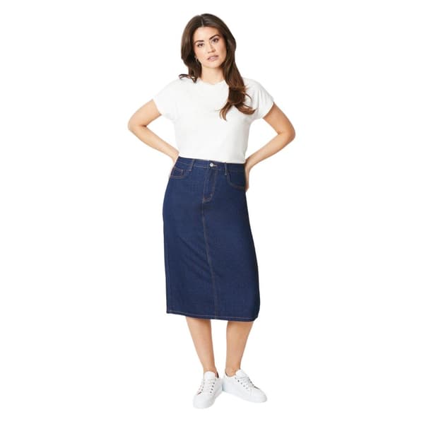 Principles Womens/Ladies Denim Split Hem Midi Skirt