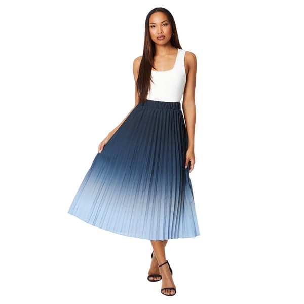 Principles Dam/Lady Ombre Plisserad Midikjol