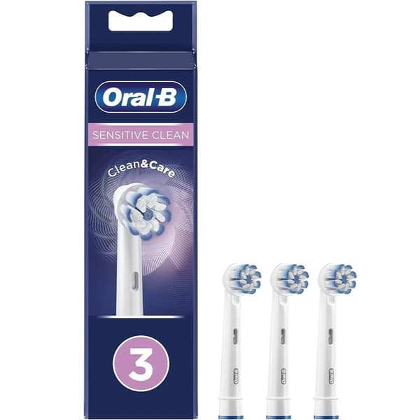 Oral-B Sensitive Clean Toothbrush Head 3pc