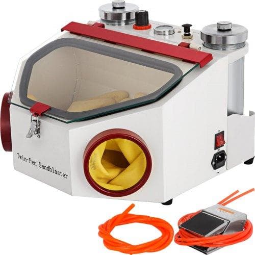Dental Lab Equipment Twin Pen Double Pen Fine Sandblaster Unit Sand Blaster