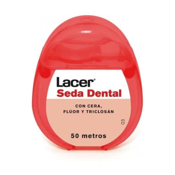 Tandtråd och fluorfiber - Lacer - 50m - Vuxen - Blandad - Antiseptisk