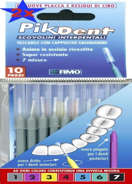 Tandtråd - Pikdent tandpetare - 2XPIK1GRIGIO