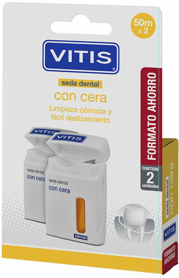 Dental Floss Vitis   50 m 2 Units