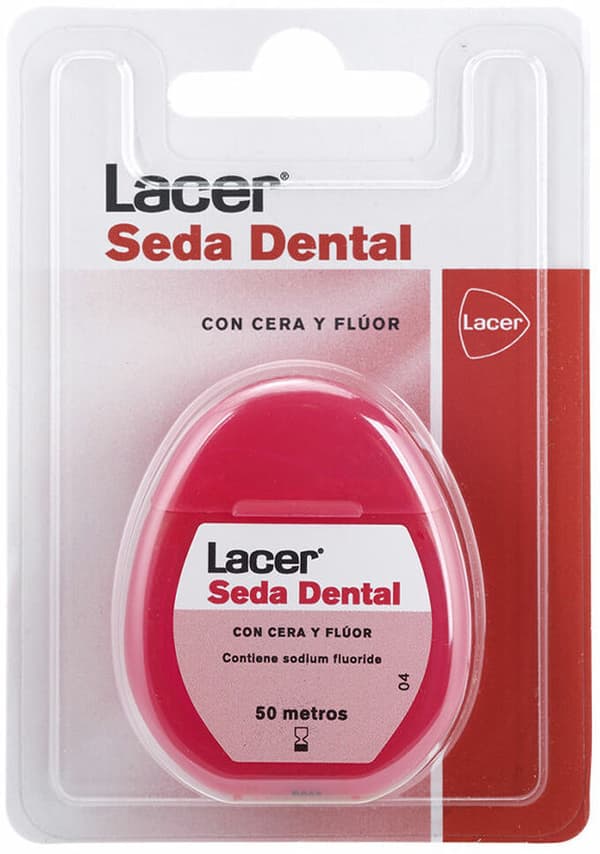 Dental Floss Lacer Triclosan (50 m) fluoride