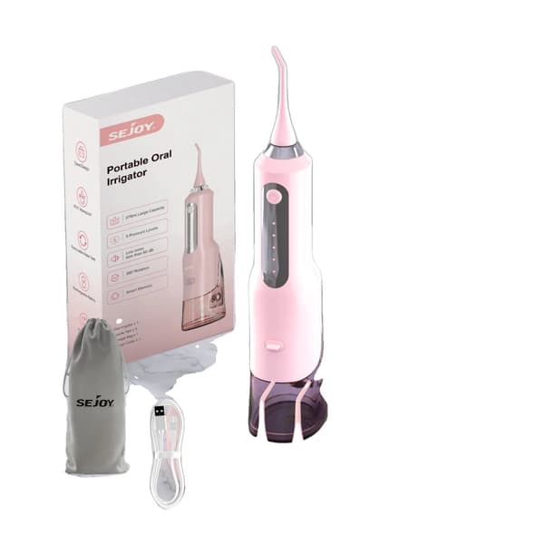 Muntvättare, 270 ml tankkapacitet, 5 lägen,Rosa