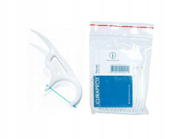 Curaprox DF 967 tandpetare med tandtråd 30 stycken