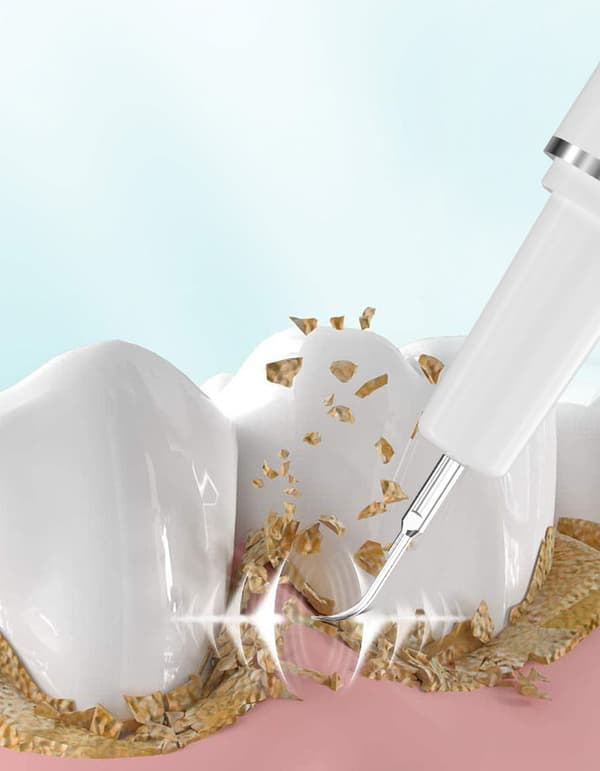 INF USB uppladdningsbar dental irrigator IPX6 vattentät 6 lägen Vit